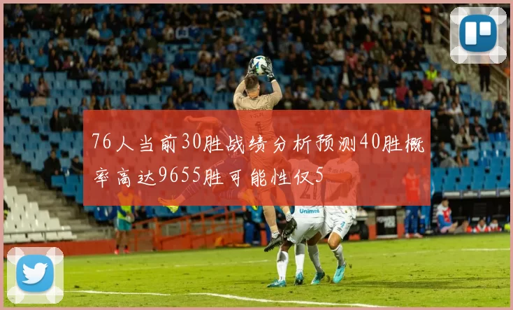 76人当前30胜战绩分析预测40胜概率高达9655胜可能性仅5